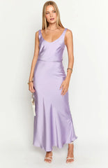 Aviva Purple Maxi Dress